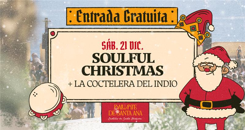 Previa de navidad alternativa y gratuita con Koko-Jean y La Coctelera del Indio en el Castillo de Santa Bárbara. 